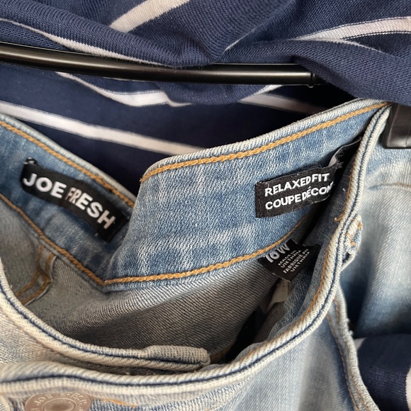 Joe Fresh Striped Top & Jeans - great Casual Outfit - Picture 6 of 6